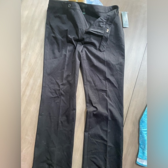 Lauren Ralph Lauren Pants - LAUREN by Ralph Lauren Adelle Black Pants Women 14 NWT